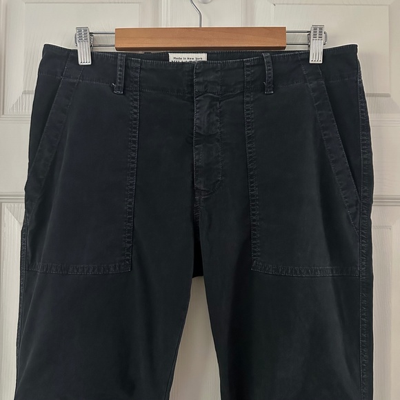 Nili Lotan Cropped Military Jogger Pants Black Women’s Size 8 - Picture 5 of 15